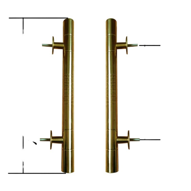 不锈钢拉手木门大铁门配件大全扶手老式把手农村大门手柄大抓手把