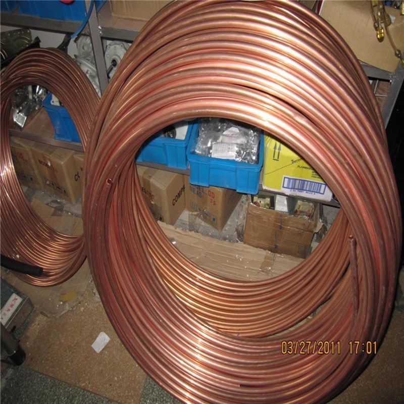 现货供应R410A空调铜管 19.05*1  22.22*1无氧铜管