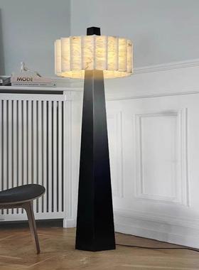 班西牙天然花石不锈钢落地灯46870设计师样客厅书房奢华雪别墅板