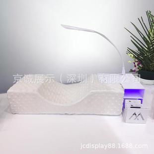 防作尘蓝嫁睫毛操台美睫u型枕JC 亚光克力接美睫无影灯 50601套装