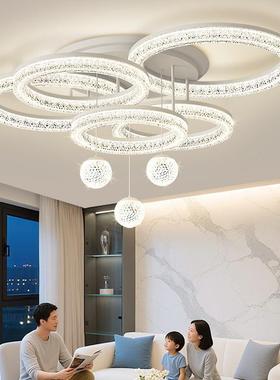 客厅灯64720简2新款现代约客厅主灯感轻意式奢极简全屋5套餐灯具