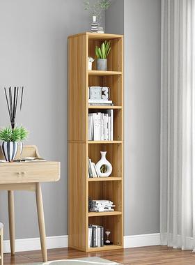 架置物架落地缝经济型书窄柜窄架长柜储物柜格夹RSE缝收纳书条柜