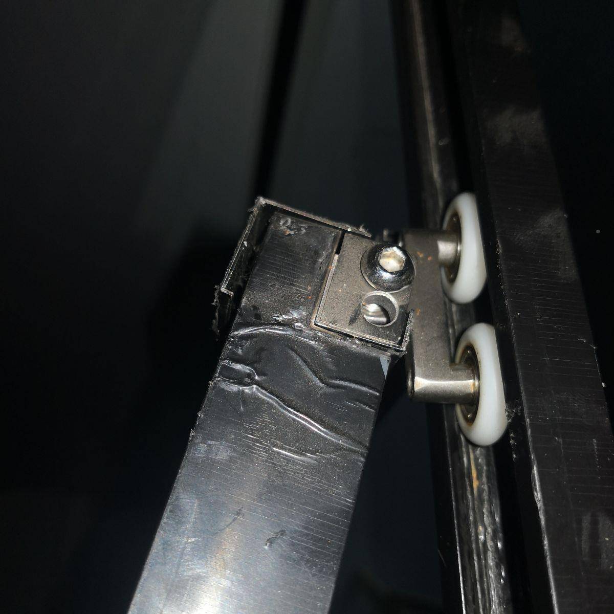 极窄小不锈钢淋浴房卫BC1W2生间湿分干离L形侧门推拉钢移化玻璃淋