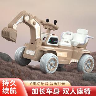 挖掘机玩具儿童可坐程人孩遥控电动可挖挖土机大号超男车大型419