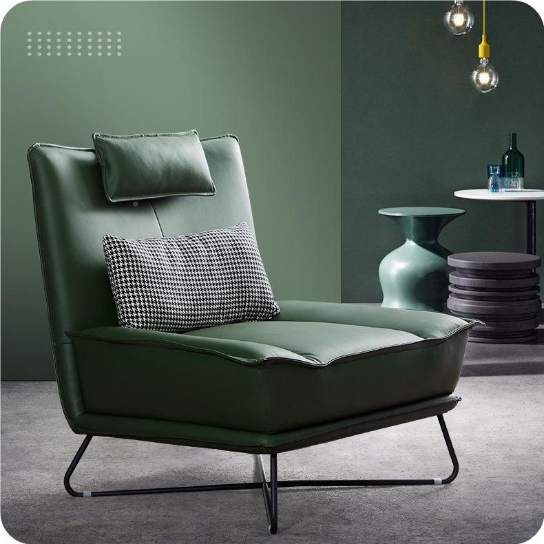 轻奢懒人沙发椅叠用椅客单厅人沙发阳折台躺椅家卧2038#室休闲可