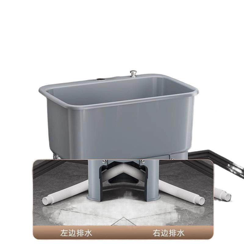 家用拖池把池阳台高脚拖布地盆卫生墩布洗AL102548拖布移动水间池