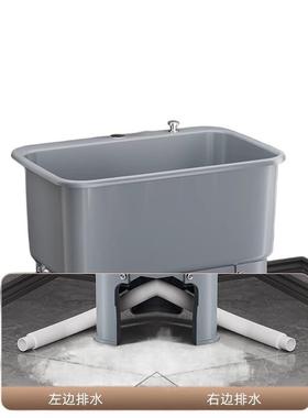 家用拖池把池阳台高脚拖布地盆卫生墩布洗AL102548拖布移动水间池