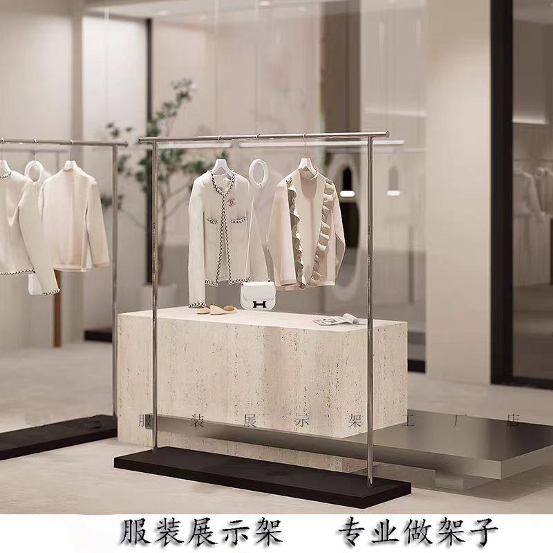 男女服装店落地式中岛架服示装展架胡木质陈新JB-21024款列架网红