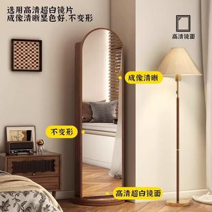 福可移动家用旋YMQ转穿衣镜全镜落地镜衣架书身转储物旋一架体试