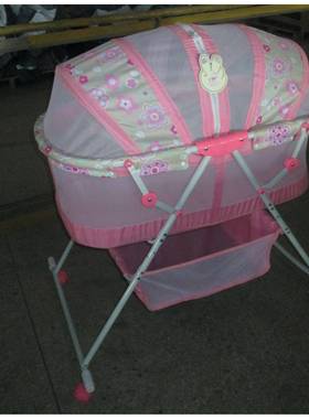 婴儿床新生儿可折叠式摇篮简床易便携宝宝床睡BB915哄床摇摇床带