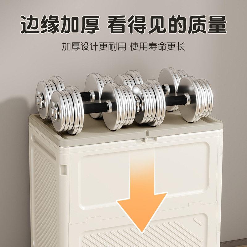 收纳盖箱衣服玩子具整理柜大容量移动式可翻折叠儿童房间被储XT81