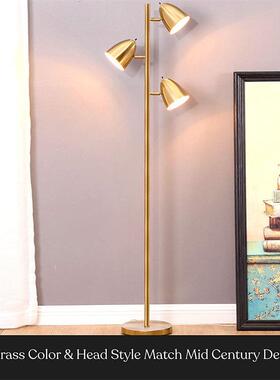 客厅落地灯美式复古立意沙发茶几创装饰树形三床头卧QH5020L室头