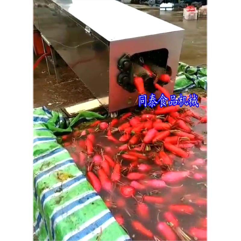 电动萝卜专用毛刷清洗机