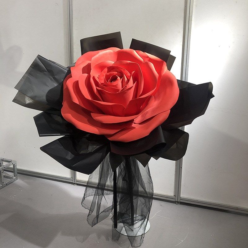 大型仿真花艺艺婚礼纸花玫瑰花布置装饰纸家居摆件情人节婚庆美陈,节庆用品/礼品,婚房装扮用品,淘宝优惠券,粉丝福利购,淘宝优惠卷
