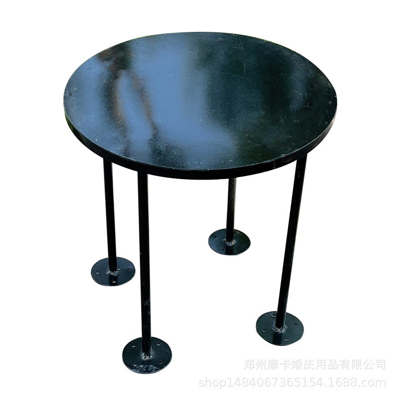 新款婚礼装饰铁艺圆形甜品台户外聚餐活动摆件生日派对蛋糕甜品桌