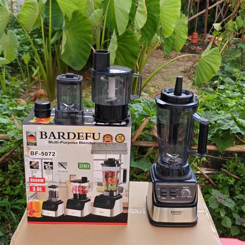 3L3in1blender跨境北美欧不锈钢大容量金属破壁机榨汁机绞肉机