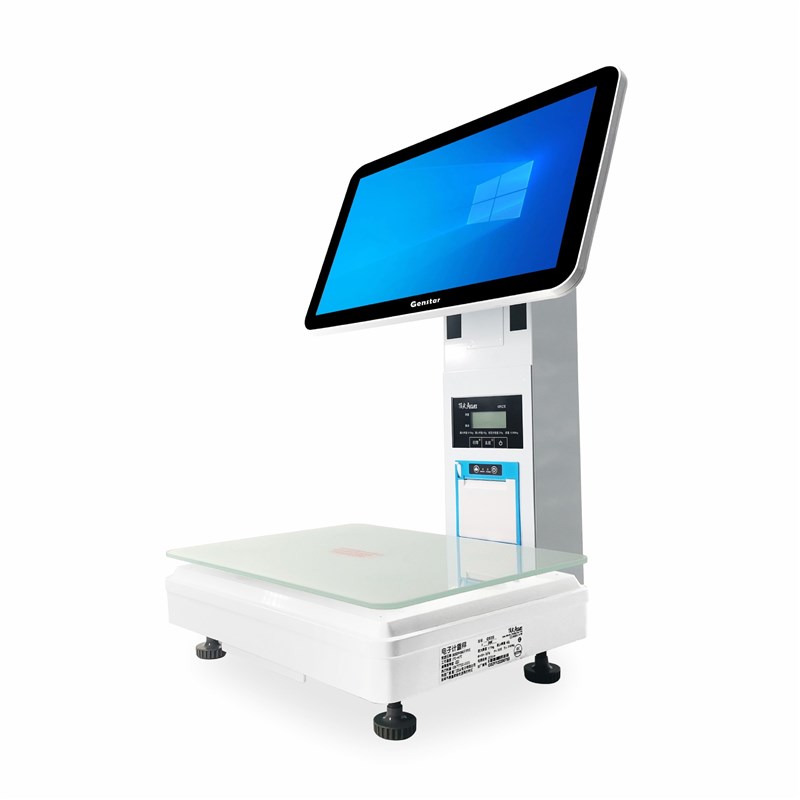 直供君时达单屏收银称双屏生鲜超市自助称重收银一体称