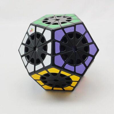 魔方吧 多重水晶五魔方 黑色 MF8 mult Crystal Megaminx Cube