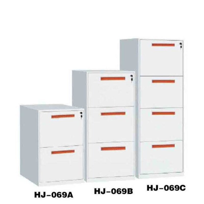 办公室卡箱 铁皮柜矮柜抽屉式带锁文件柜员工A4办公柜 档案合同柜