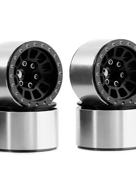 1/18 TRX4M路虎烈马1.0英寸金属轮毂 攀爬车铝合金轮毂 SCX24 FMS