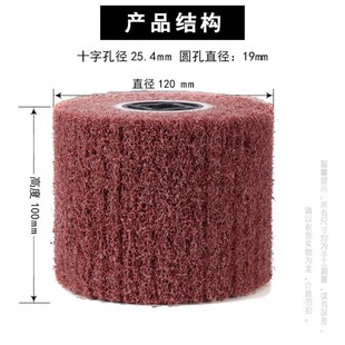 拉丝轮欧料不锈钢抛光拉丝轮欧料红利金属不锈钢抛光轮纤维抛光轮