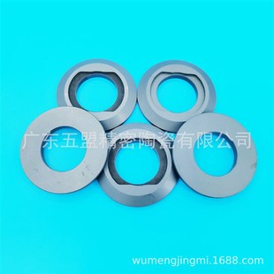 定制碳化硅陶瓷密封环 陶瓷动静环 碳化硅零配件 特种陶瓷 五盟