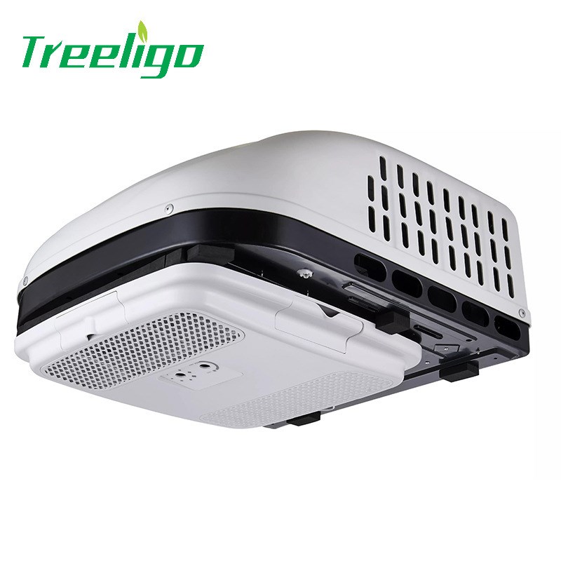 新款双扇分体驻车空调12V24V静音款高制冷量电动卡车汽车房车