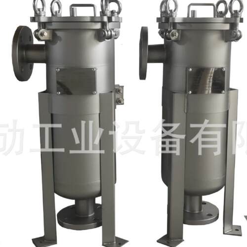 DL-1P2S袋式过滤器油脂化工不锈钢单袋式过滤机PP滤袋滤芯防腐蚀