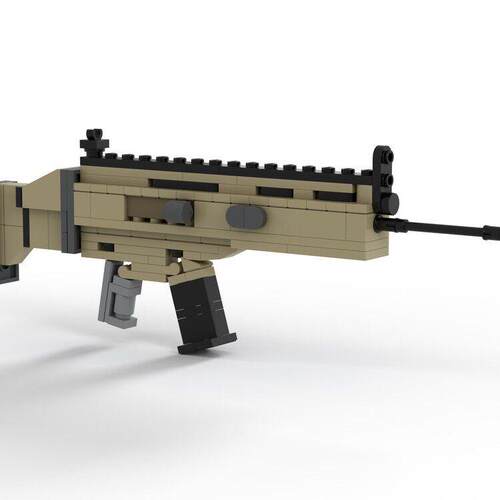 MOC-226843 Fortnite Scar 101片 电子图纸 拼插积木
