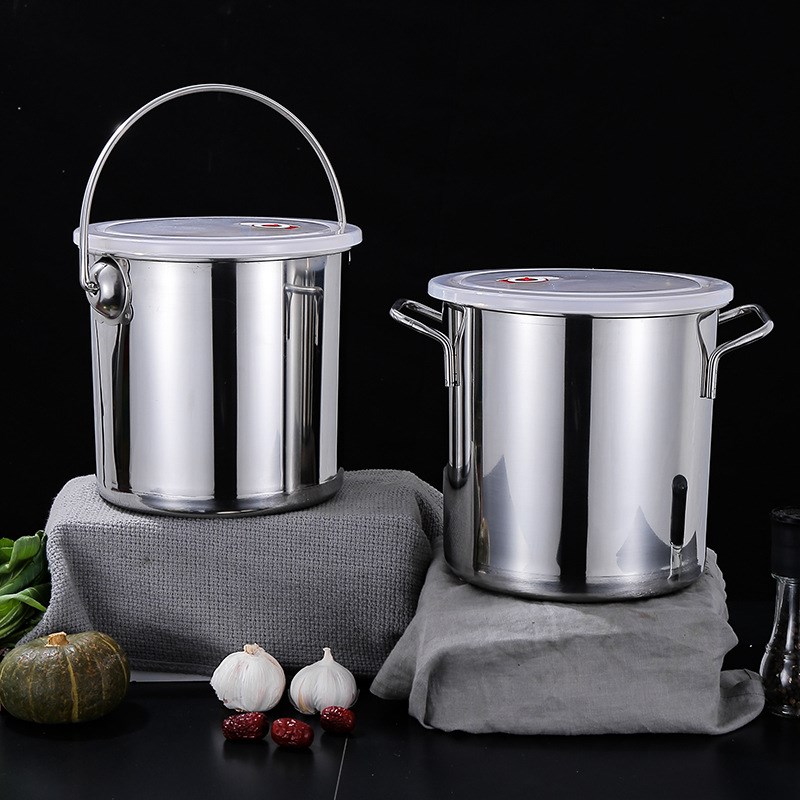 不锈钢桶商用汤桶带盖加厚卤不锈钢锅储水桶圆桶家用汤锅厂家直供