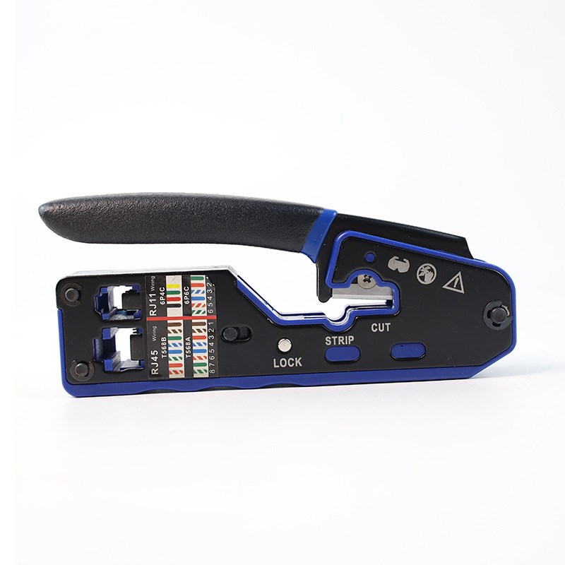 6028网线钳压线钳超五5 六6 7类8P6P双用多功能压接式厂家