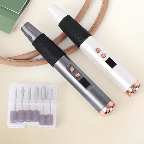 新款电动磨甲器电动卸甲磨指甲器便携式修甲工具美甲打磨机现货