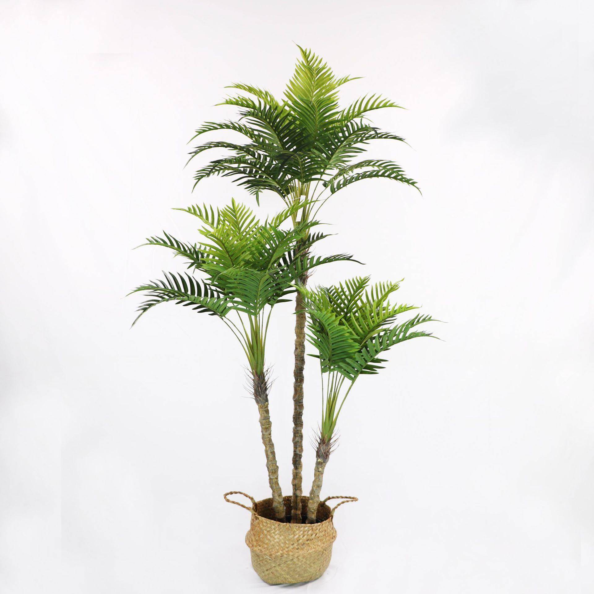 仿真绿植棕凤尾竹小榈盆假景室内植物绿植盆栽0607装造景饰植物