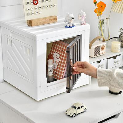 折服LCI叠卧收纳大容量家用室客厅侧开门衣玩具置物柜置地储物柜