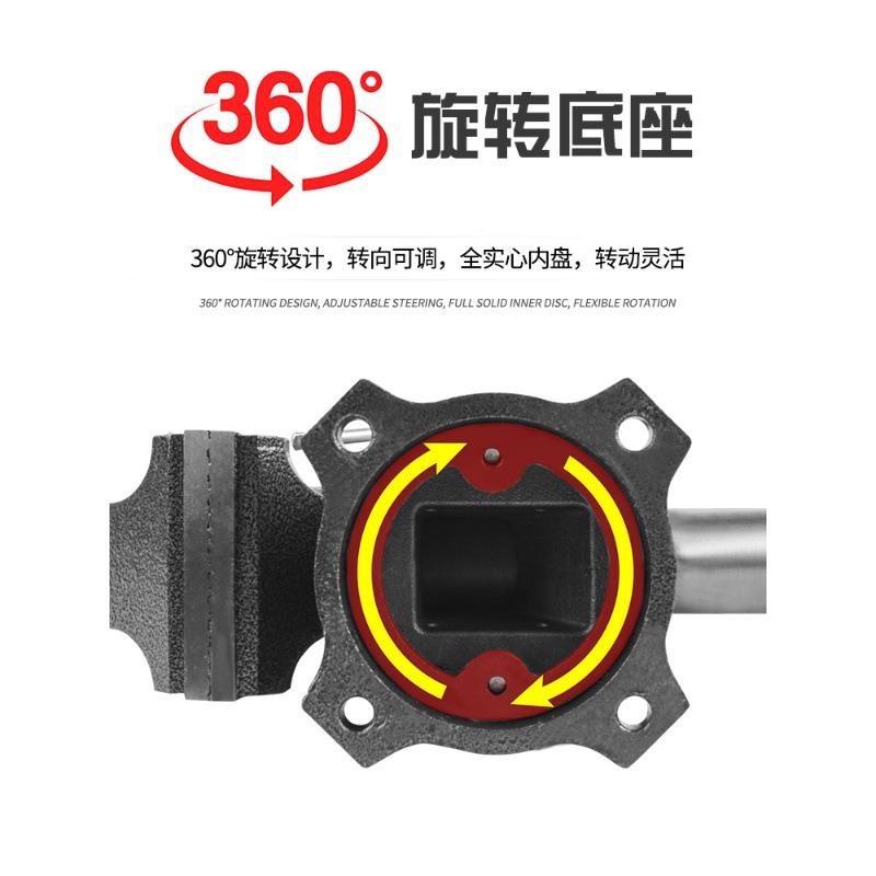 木工台钳功重虎型台钳多能夹钳4寸桌钳5虎寸桌钳双钳口ALQ平口钳