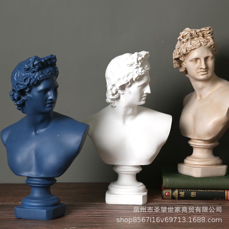 欧式人文阿阿波罗新波罗雕像素描模特书房客厅橱窗装饰物品创艺术