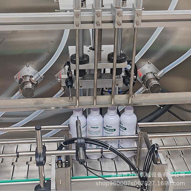 全自动液体灌机油汽车防冻液冷液HPT理瓶旋盖箔封口装流却水铝线