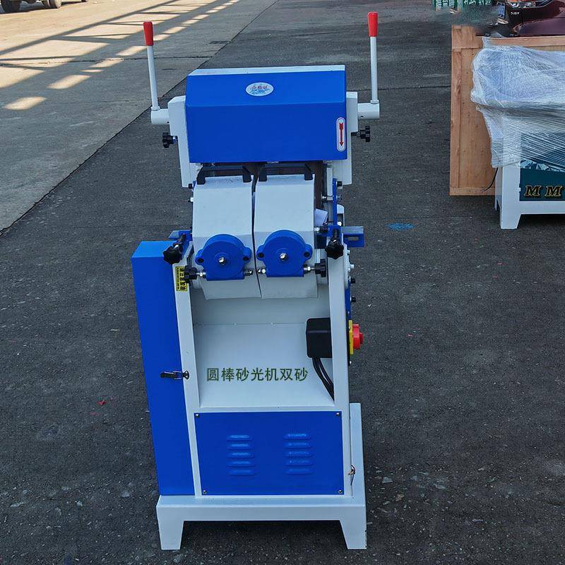 厂现QPE货工圆木棒砂工光机双带砂光MM2012单带抛机光机台球杆打