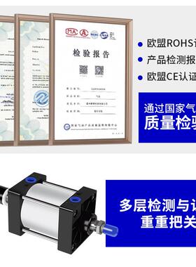 SCJ标准气缸可2调行程双32/40/05477/0/6380/10*5/50/75/100/125-