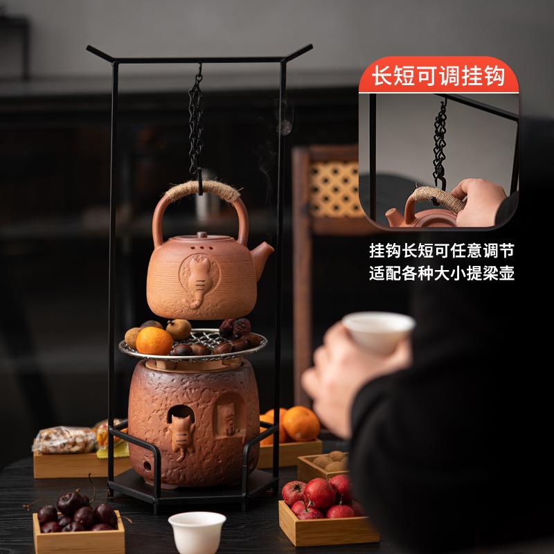 糖糖炭烧炉碳炉风茶炉小火炉耐高温可干烧壶TTM20211整猫套功夫煮