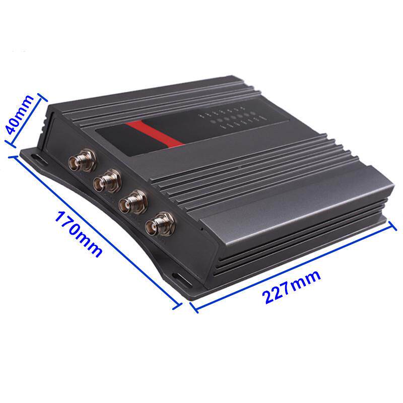 F高-RFID4频四通道分体式RID读卡器多能915超M射频功读写器