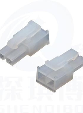 MX4.2m间距连接器m557单壳排公壳胶对5插带扣插头2PMX4.2mm3P4P5P