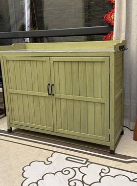 户外储物柜多层收柜纳杂物外柜花园房工具阳台柜室SZG76323柜子置