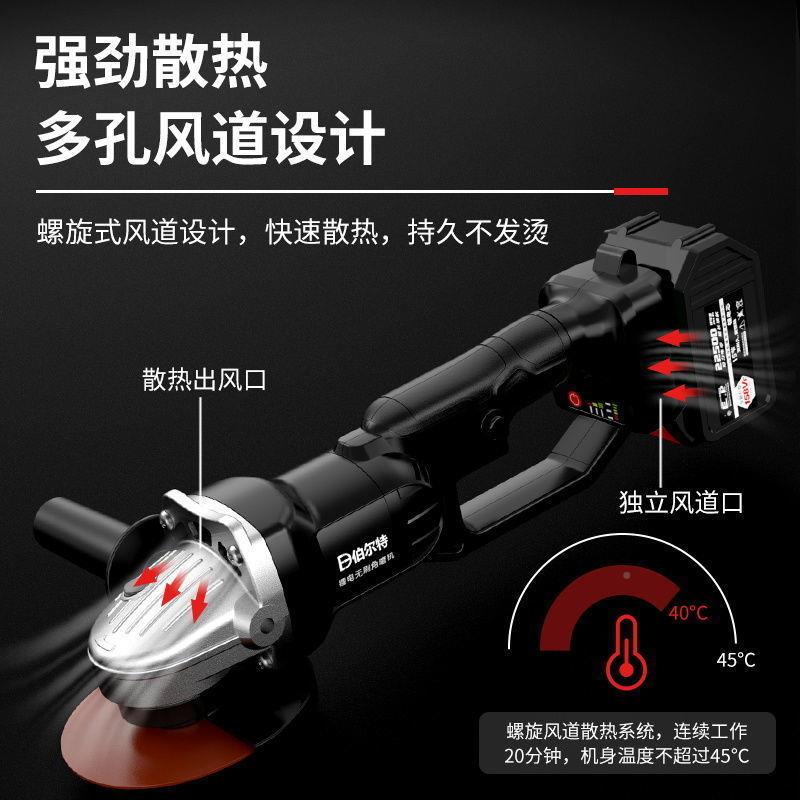 工无刷锂电角磨机改电CBM链锯向充电式抛光机切割机机打磨角磨光