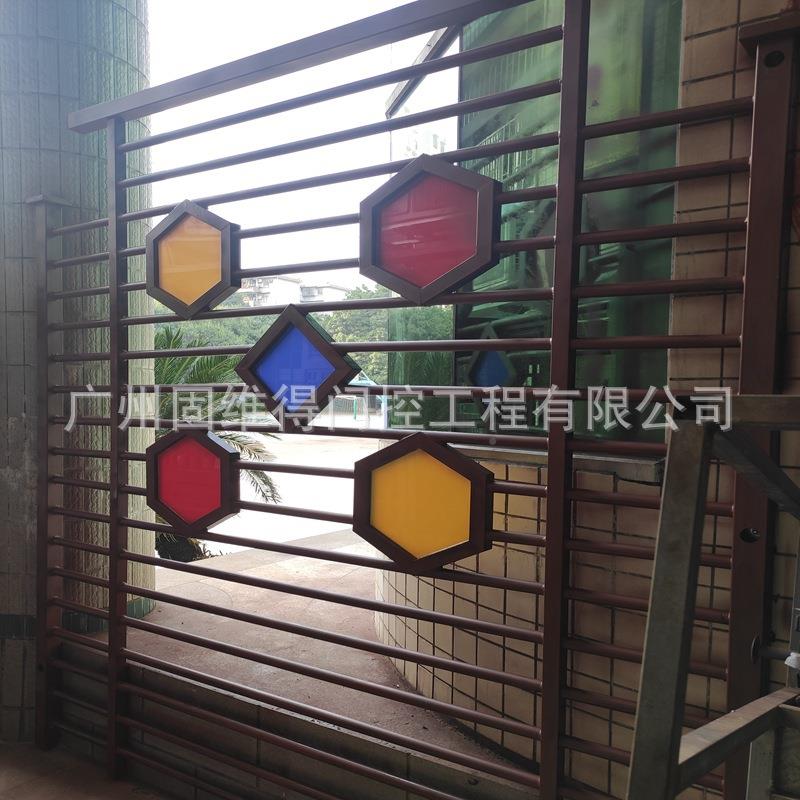 式铁艺门铁艺断入户隔门金属防909盗门仿古门庭院门进户防盗安中
