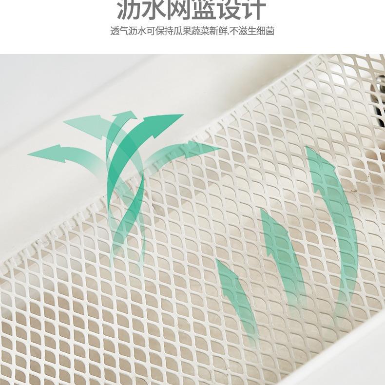 四层带手推车厨轮置物架移动落房地UIX收纳架子