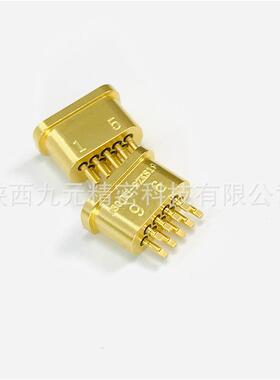 J30LZKJ-T-J-Q60A-200MMJ30JMI9ZKS19矩形玻璃密封连接气航插头9