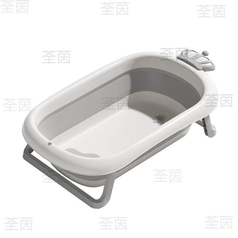 IJ165156新款盆儿婴洗澡宝宝浴盆桶幼儿坐躺折叠大号浴家用儿童用