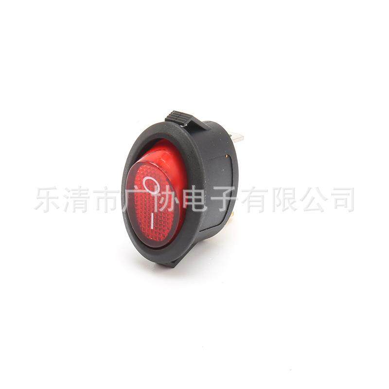 KCD1椭MTY圆带灯翘开关具车开关实三脚带板灯椭圆船玩型开关LED