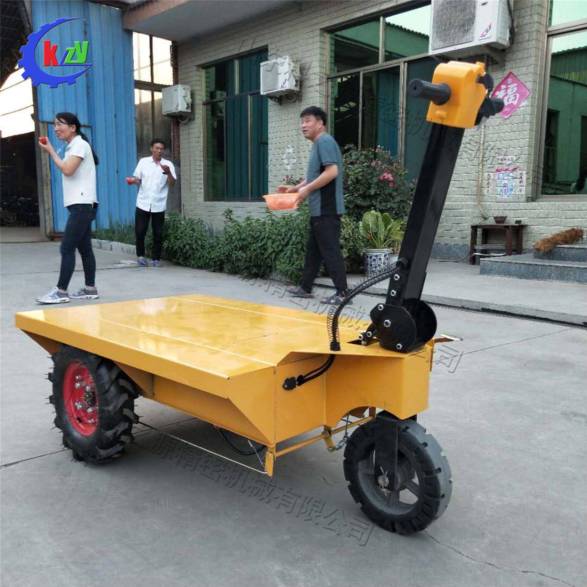车电动式平三KHS板手推工轮式搬运拉砖设备建筑工地一体式具车